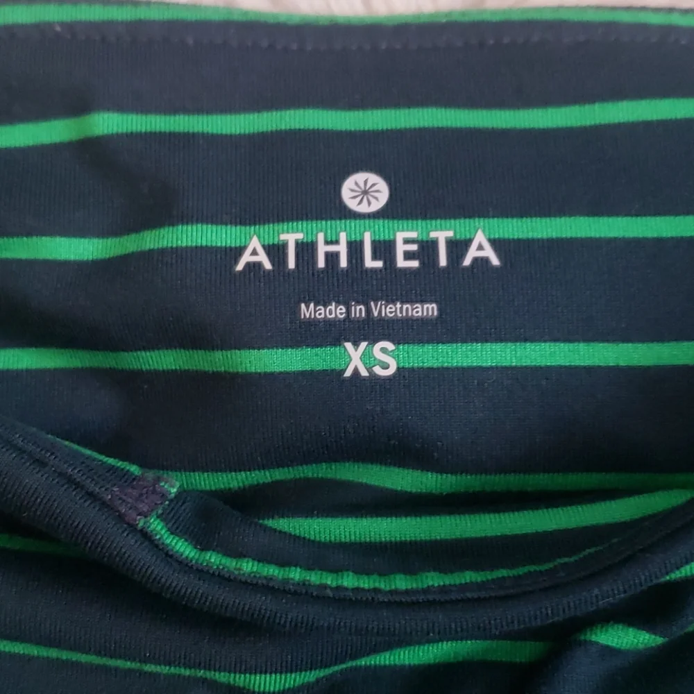 Athleta Stripes Chaturanga Capri